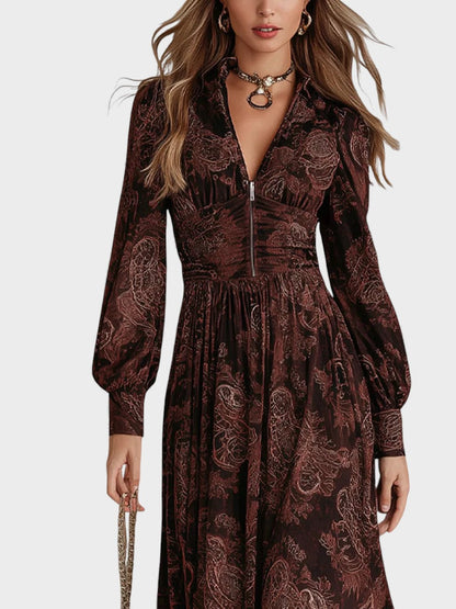 Isabel™ | Vestido floral con ajuste en la cintura
