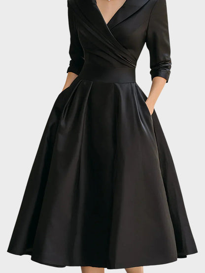 Clara™ | Vestido de satén elegante