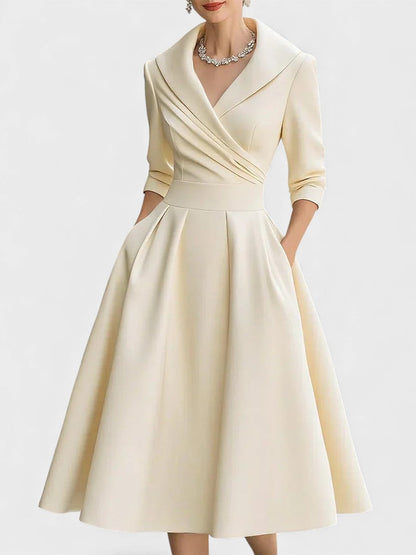 Clara™ | Vestido de satén elegante