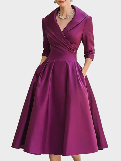 Clara™ | Vestido de satén elegante