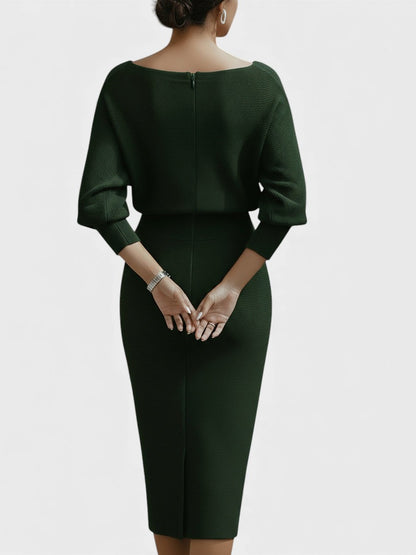 Celia™ | Vestido midi lujoso