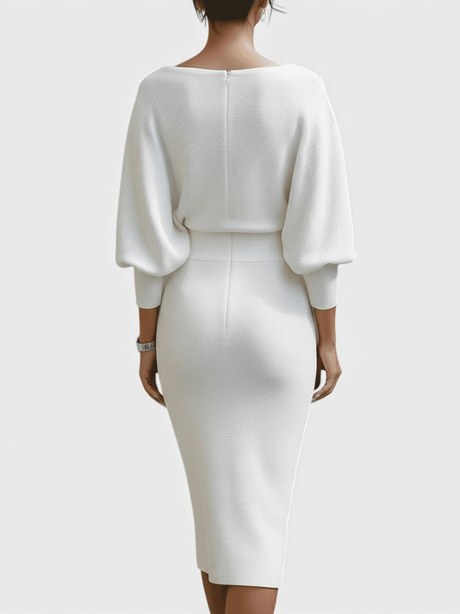 Celia™ | Vestido midi lujoso