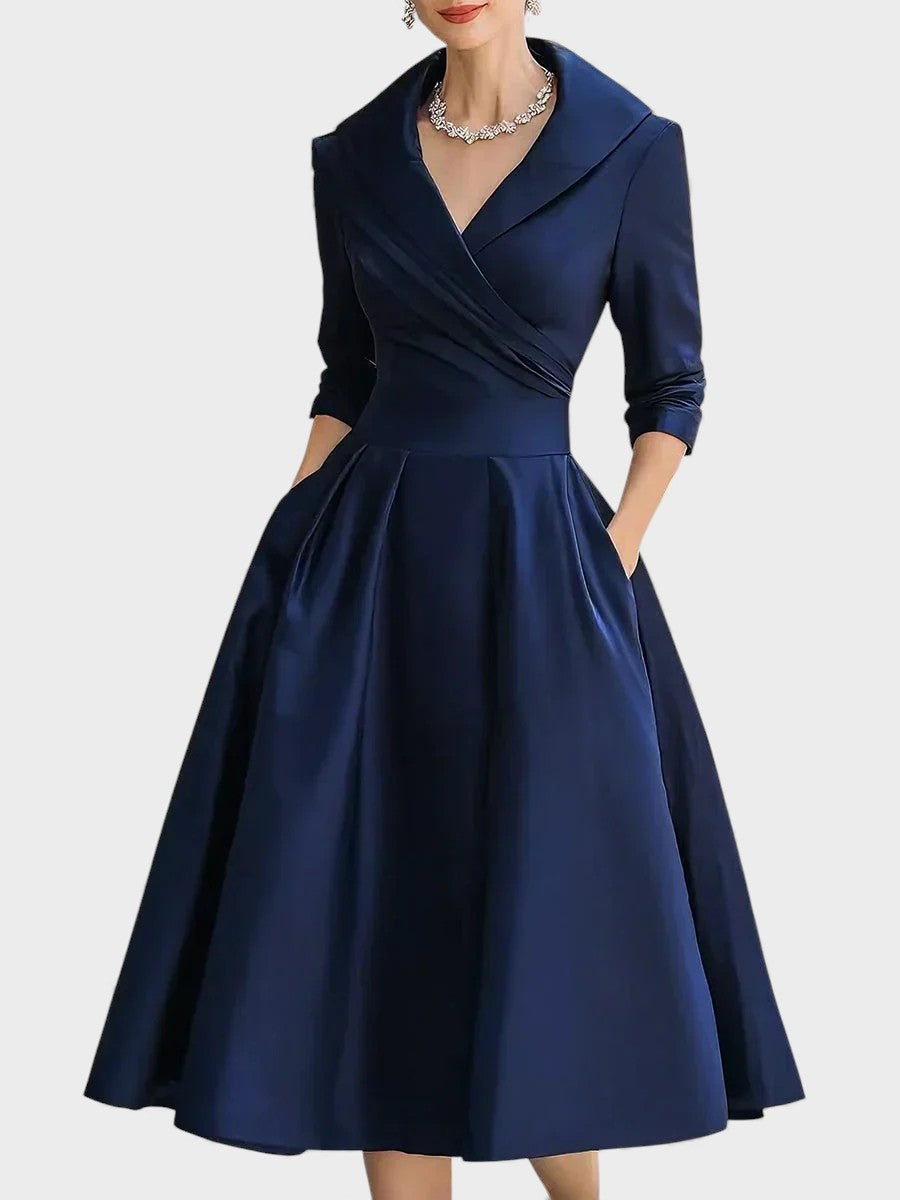 Clara™ | Vestido de satén elegante