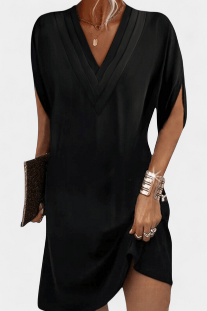 Vestido Elegante Lesley con Escote en V