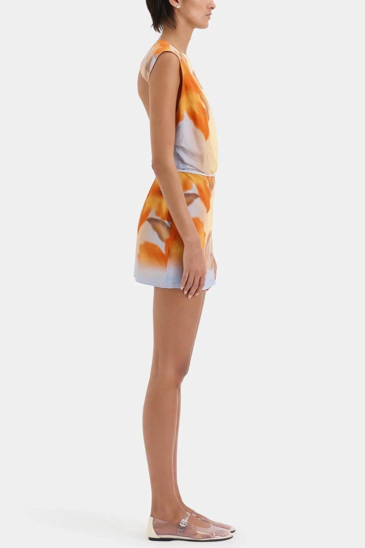 Vestido Mini Sereno en Floral Secuoya