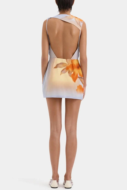 Vestido Mini Sereno en Floral Secuoya