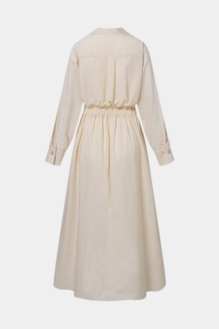 Vestido Maxi de Manga Larga Miriam Retro