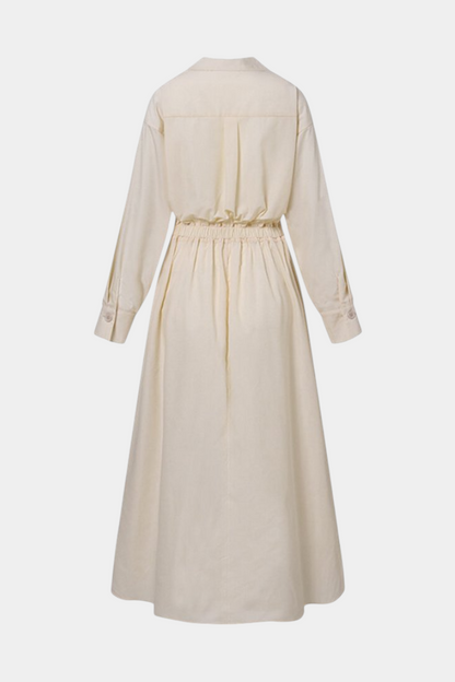 Vestido Maxi de Manga Larga Miriam Retro