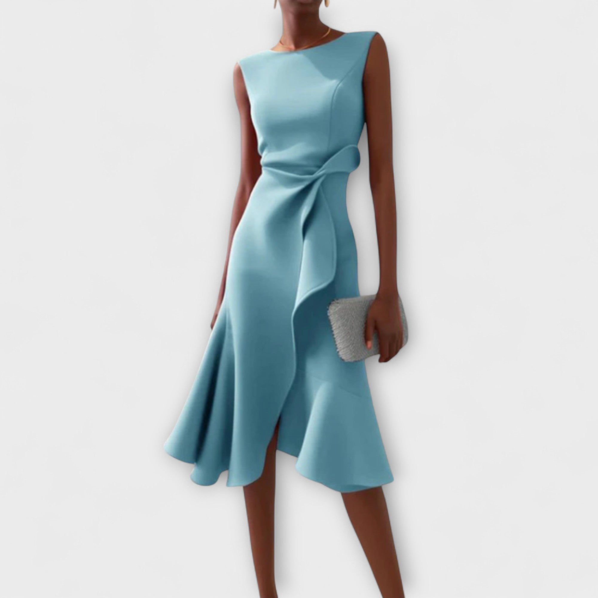 Sofia™ | Vestido midi plisado