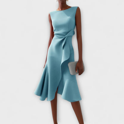 Sofia™ | Vestido midi plisado