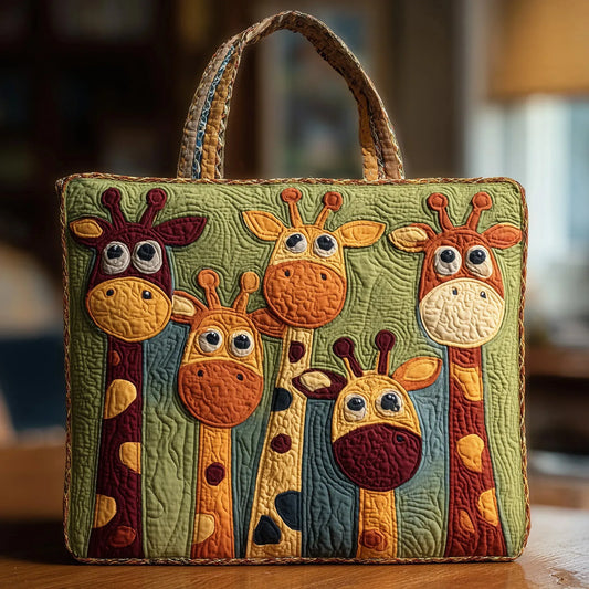 Quiltad väska – Giraff