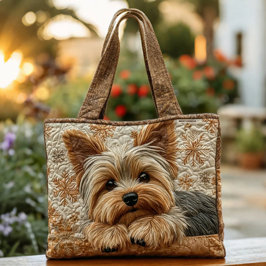 Quiltad väska – Yorkshireterrier