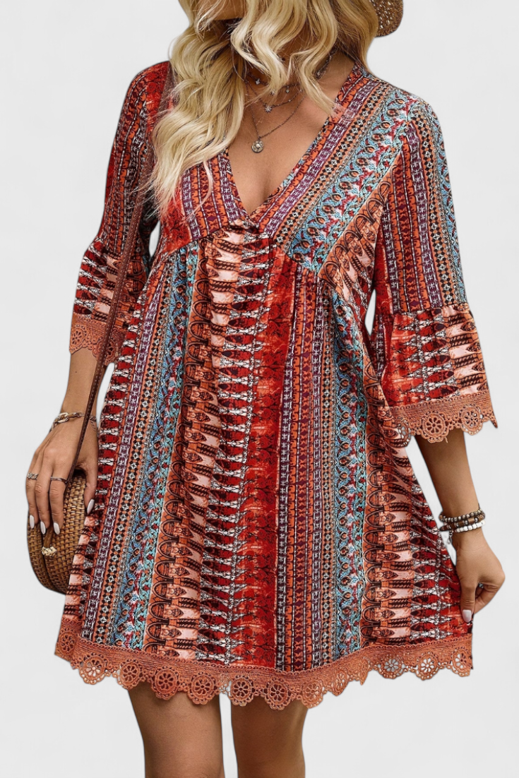 Vestido Boho Elegante Axelle
