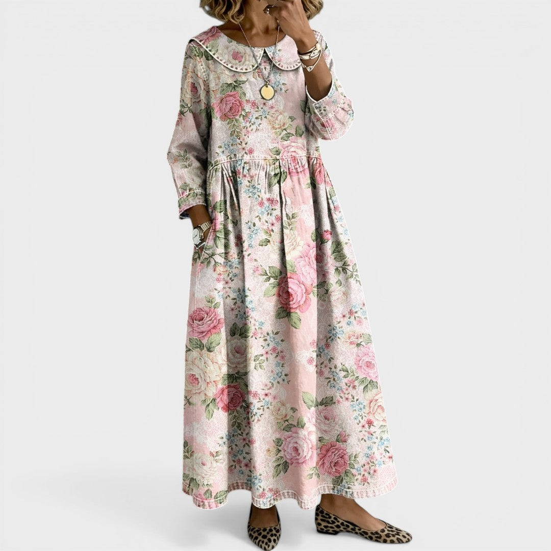 Carmen™ | Vestido vaquero floral