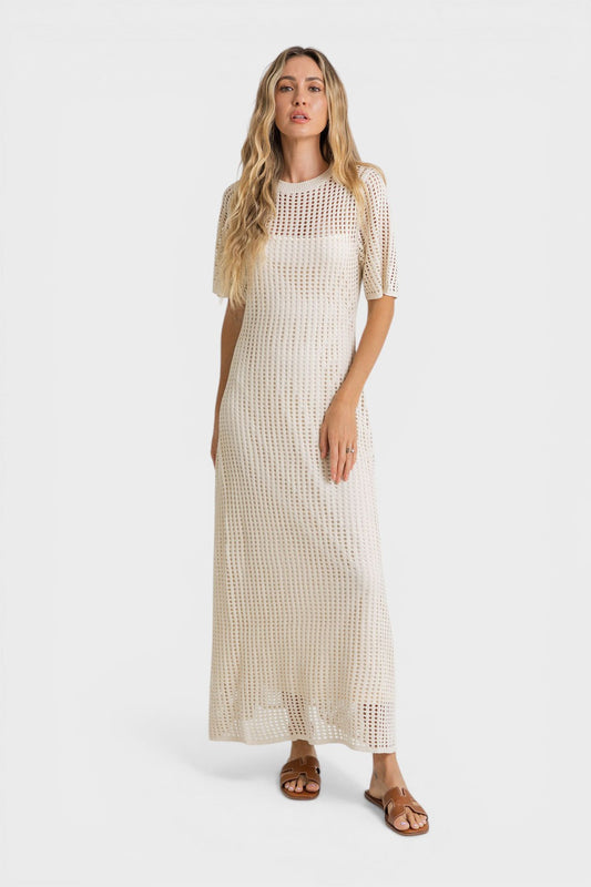 Ana™ | Vestido maxi de crochet elegante