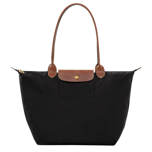 Fällbar nylonväska – Svart