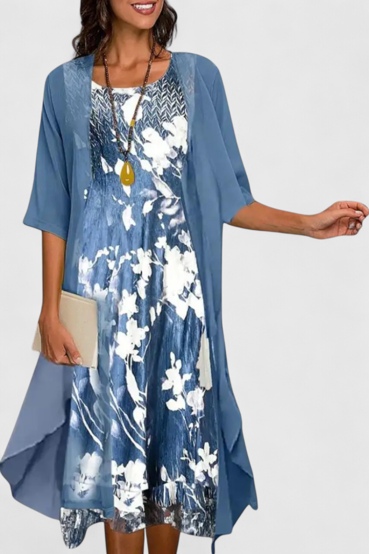 Vestido Floral Elegante Venezia