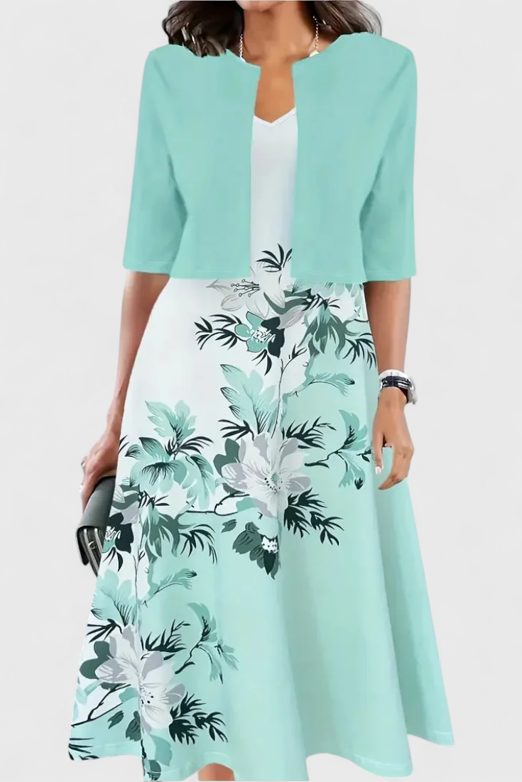 Vestido Floral Elegante Venezia