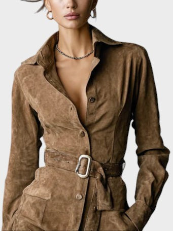 Laura™ | Vestido midi de manga longa elegante