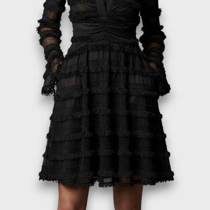 Raquel™ | Vestido midi con flecos elegante