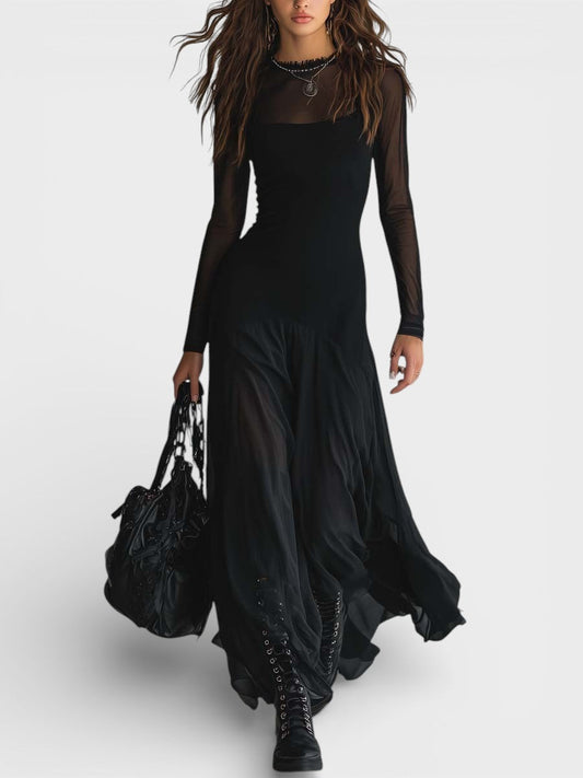 Natalia™ | Vestido largo de tul elegante