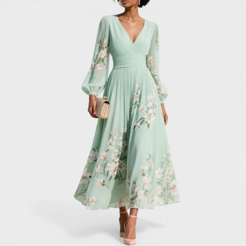 Ana™ | Vestido midi floral elegante