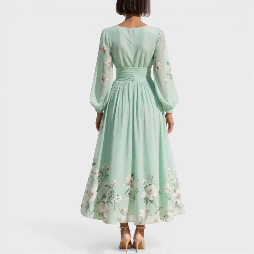 Ana™ | Vestido midi floral elegante