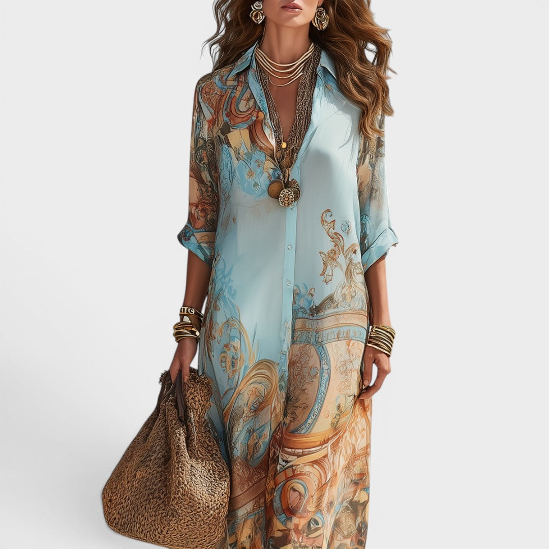 Solange™ | Vestido camisero elegante