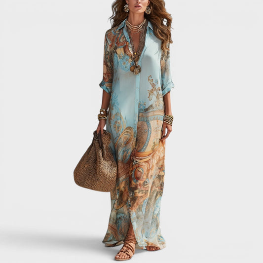 Solange™ | Vestido camisero elegante