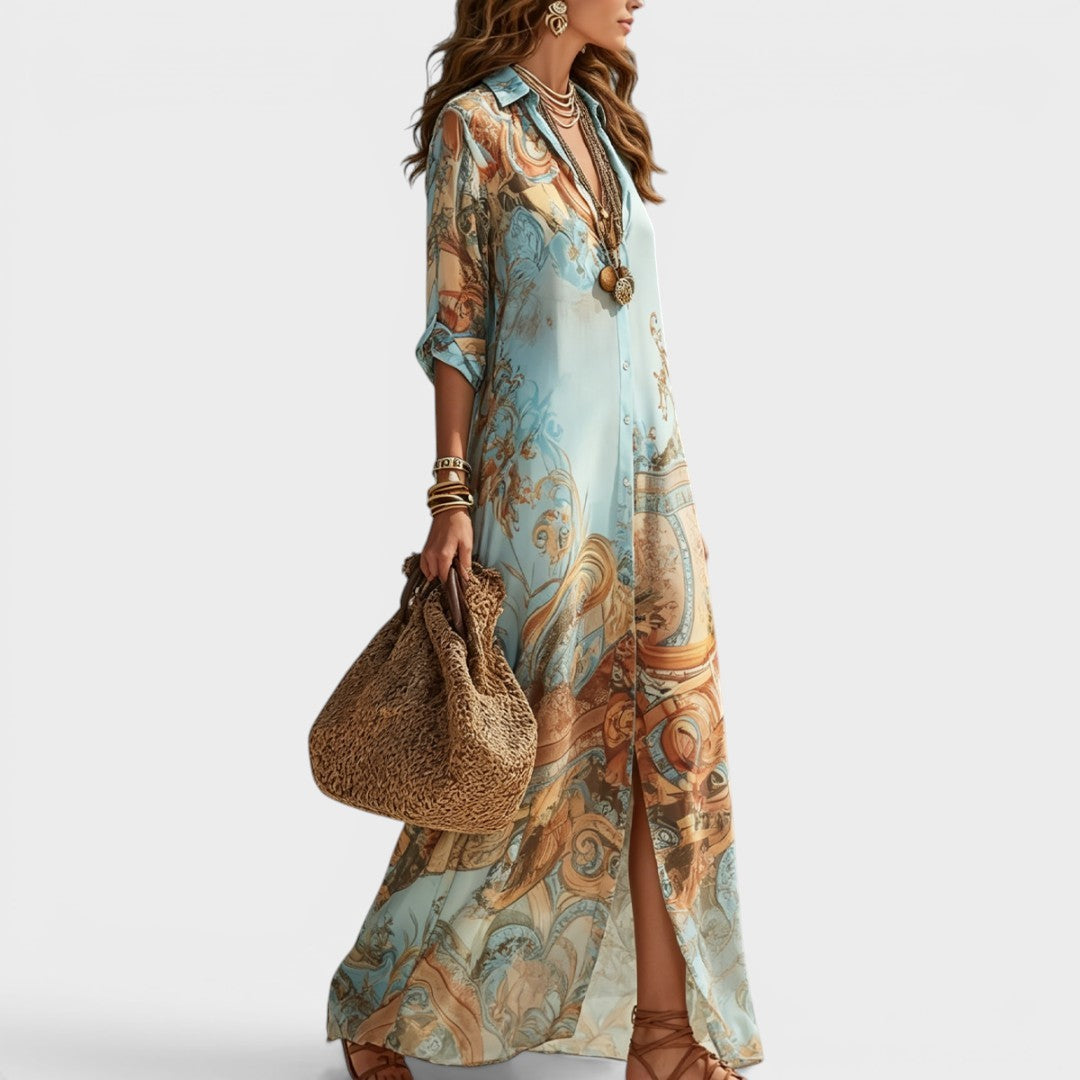 Solange™ | Vestido camisero elegante