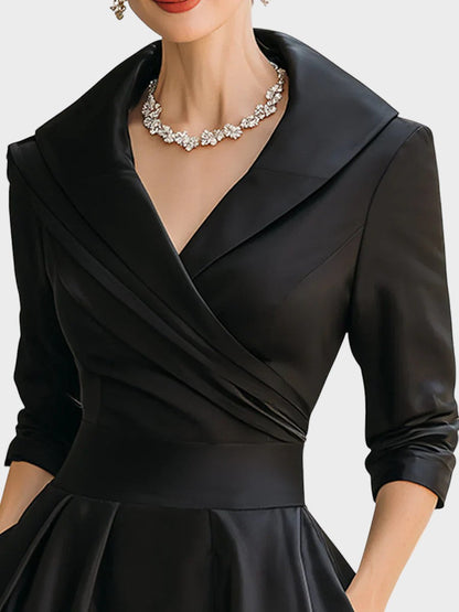 Clara™ | Vestido de satén elegante