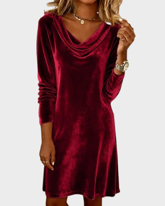 Aurelia™ | Vestido de terciopelo holgado y elegante
