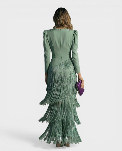 Beatriz™ | Vestido con flecos elegante y de noche