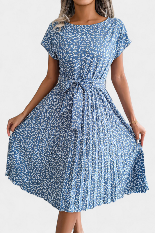 Vestido Midi Floral Galilea con Inspiración Campestre