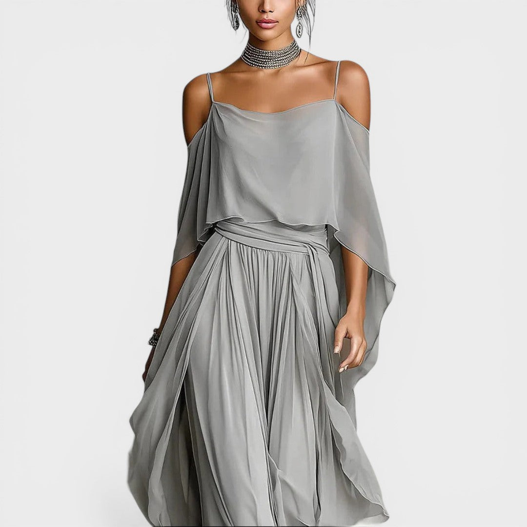 Adriana™ | Vestido de chiffon elegante